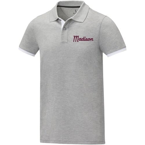 Morgan 200 g/m² Polo für Herren, zweifarbig