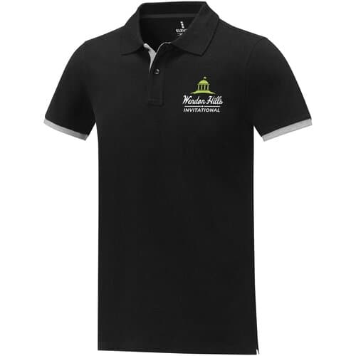 Morgan 200 g/m² Polo für Herren, zweifarbig