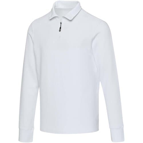 Zeus Langarm Poloshirt Unisex mit Reißverschluss