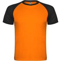fluor orange  /  schwarz
