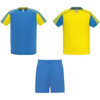 gelb  /  royalblau