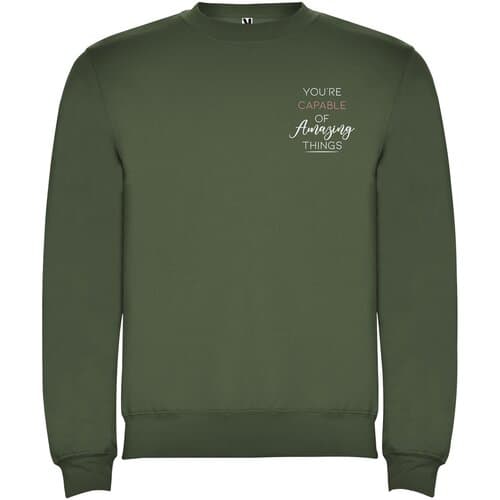 Clasica 280 g/m² Sweatshirt mit Rundhalsausschnitt Unisex