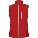 Nevada Softshellbodywarmer Unisex in rot
