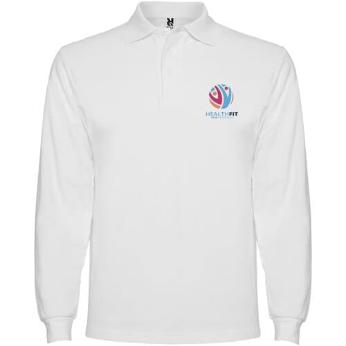 Estrella 220 g/m² Langarm Poloshirt für Herren
