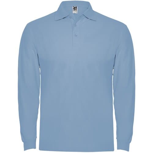 Estrella 220 g/m² Langarm Poloshirt für Herren