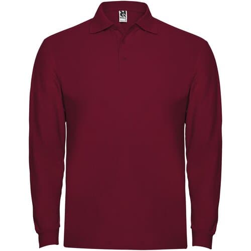 Estrella 220 g/m² Langarm Poloshirt für Herren