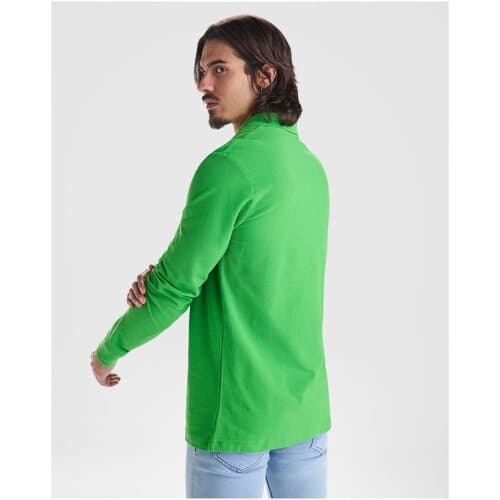 Estrella 220 g/m² Langarm Poloshirt für Herren