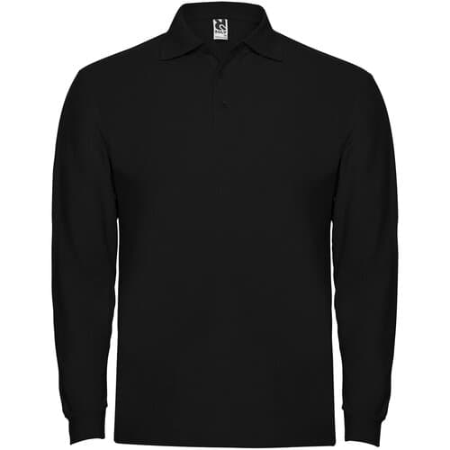 Estrella 220 g/m² Langarm Poloshirt für Herren