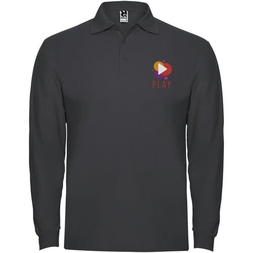 Estrella 220 g/m² Langarm Poloshirt für Herren