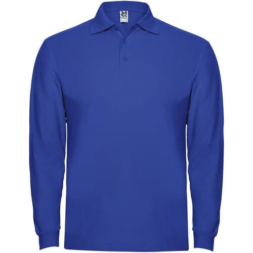 Estrella 220 g/m² Langarm Poloshirt für Herren