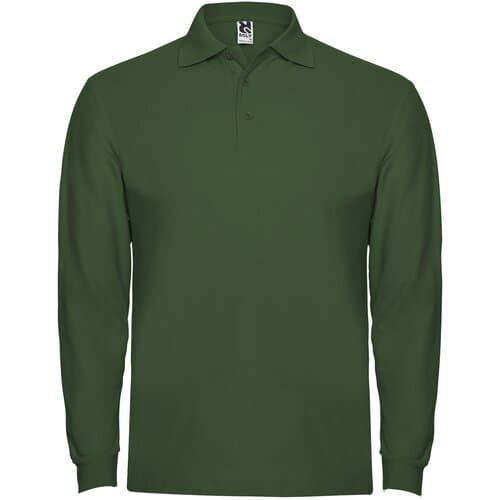 Estrella 220 g/m² Langarm Poloshirt für Herren