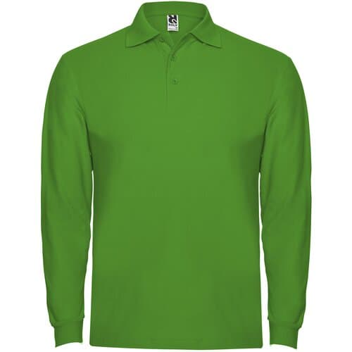 Estrella 220 g/m² Langarm Poloshirt für Herren