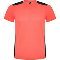 fluor coral  /  schwarz