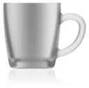 Glastasse Basic Tee satiniert in individuell