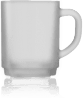Glastasse Pub Mug satiniert