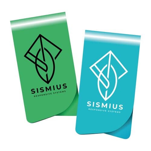 ROMINOX® Mehrweg-Büroklammer Prime Clip Color XL, idealer Mailingartikel für Dokumente, bis zu 25 Seitem Klemmkraft