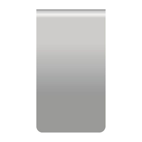 ROMINOX® Mehrweg-Büroklammer Straight Clip ohne Noppen, idealer Mailingartikel für Dokumente, bis zu 18 Seiten Klemmkraft