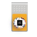 ROMINOX® Mehrweg-Büroklammer Straight Clip mit Noppen, idealer Mailingartikel für Dokumente, bis zu 18 Seiten Klemmkraft