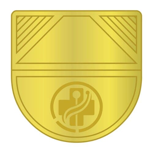 ROMINOX® Eckenklammer Corner Snap in Gold, idealer Mailingartikel für Dokumente, Büroklammer mit bis zu 10 Seiten Klemmkraft