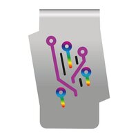 ROMINOX® Mehrweg-Büroklammer Shape Clip, 9 Varianten, idealer Mailingartikel für Dokumente, bis zu 18 Seiten Klemmkraft