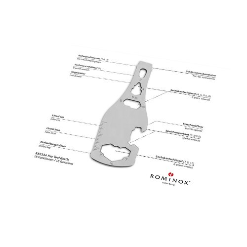 ROMINOX® Key Tool // Bottle - 18 Funktionen