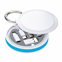cyan / weiß