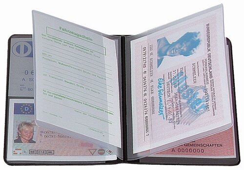 CreativDesign® Ausweistasche "4-fach" Normalfolie