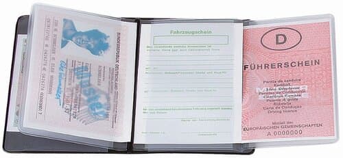 CreativDesign® Ausweistasche "5-fach" Normalfolie