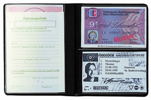 CreativDesign® Ausweistasche "Euro" Normalfolie