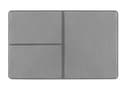 CreativDesign® Ausweistasche "Euro" Reflexfolie in silber