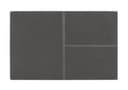 CreativDesign® Ausweistasche "Euro" Veloursfolie mit Einschub in silber