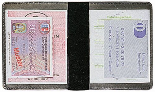 CreativDesign® Ausweistasche "LefastoffOffenkantig"