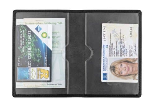 Blackmaxx® Ziegenlederführerscheintasche "EcoNappaDeLuxe Basic"