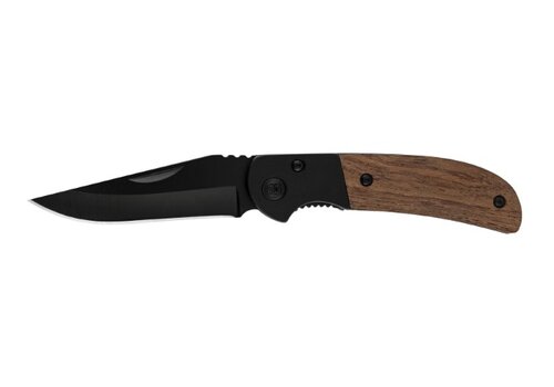 Metmaxx® Taschenmesser "Black&WoodCompakt"