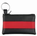 CreativDesign® Schlüsseltasche "LookPlus" in schwarz  /  rot