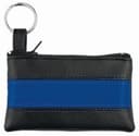 CreativDesign® Schlüsseltasche "LookPlus" in schwarz  /  blau