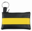 CreativDesign® Schlüsseltasche "LookPlus" in schwarz  /  gelb