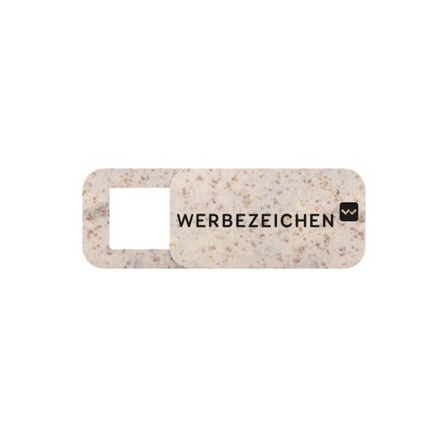 Biologisch abbaubare Webcam Cover in individueller Klappkarte T10