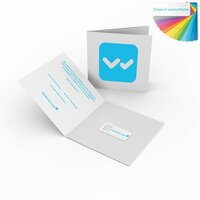 Umweltfreundliches Webcam Cover in individueller Klappkarte T10
