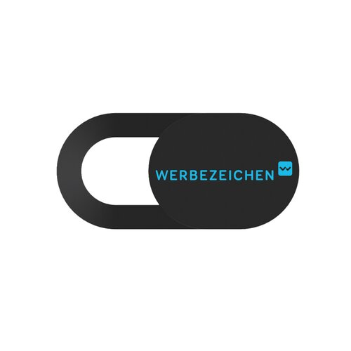 Umweltfreundliches Webcam Cover in individueller Klappkarte T1