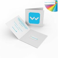 Umweltfreundliches Webcam Cover in individueller Klappkarte T3