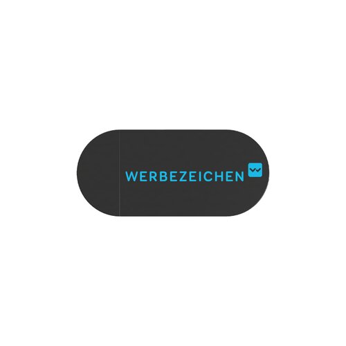 Umweltfreundliches Webcam Cover in individueller Klappkarte T5