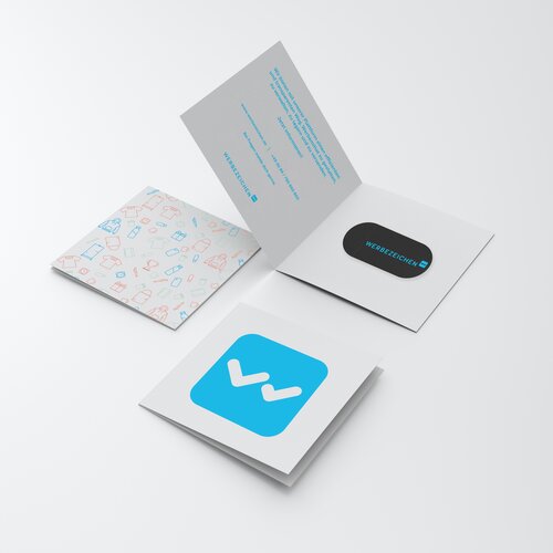 Umweltfreundliches Webcam Cover in individueller Klappkarte T5