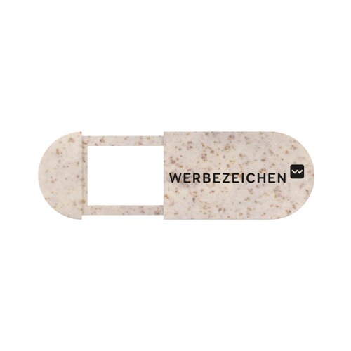 Biologisch abbbaubare Webcam Cover in individueller Klappkarte T5