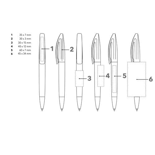 senator - Bridge Clear Drehkugelschreiber