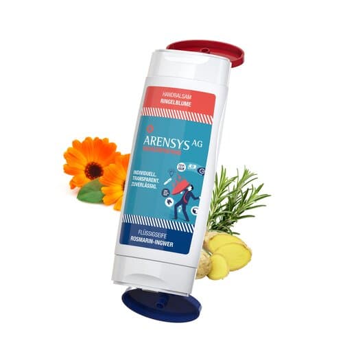 DuoPack Handbalsam Ringelblume + Flüssigseife Rosmarin-Ingwer