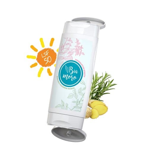 DuoPack Sonnenmilch LSF 50 (sensitiv) + Duschgel "Rosmarin-Ingwer"