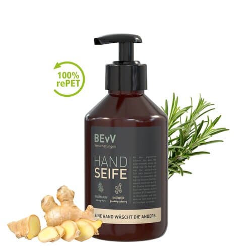 250 ml Spender - Flüssigseife Rosmarin-Ingwer