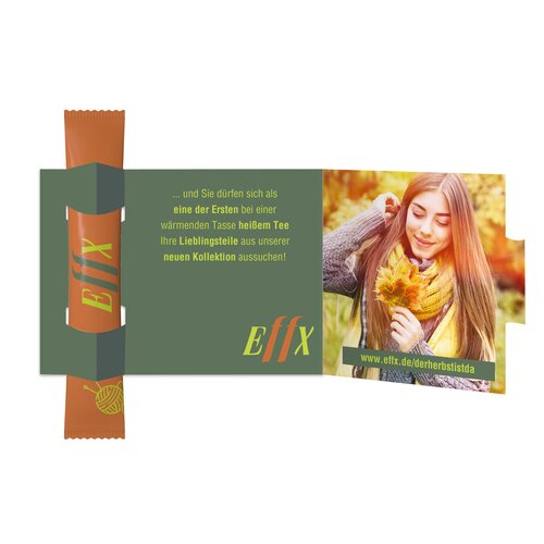 TeaFlyer ClapCard inkl. 1 Bio TeaStick "Individual"