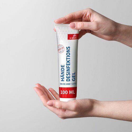 100 ml Tube - Hände-Desinfektionsgel (DIN EN 1500)